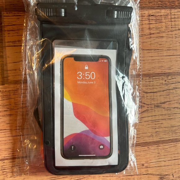 3 pack waterproof floating cell phone pouch dry bag case/cover Fits all phones - Picture 3 of 6